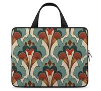 Laptop Sleeve 17inch Computer Carrying Bag Art Deco Pattern Laptop Case Slim Protective Case Handbag