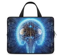 Laptop Sleeve 17inch Computer Carrying Bag Artificial Intelligence Brain Laptop Case Slim Protective Case Handbag