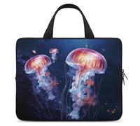 Laptop Sleeve 17inch Computer Carrying Bag Beautiful Jellyfish Laptop Case Slim Protective Case Handbag