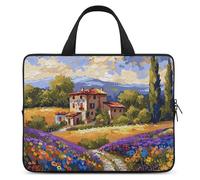 Laptop Sleeve 17inch Computer Carrying Bag Flowers And Roads Laptop Case Slim Protective Case Handbag