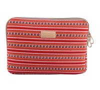 Laptop Sleeve 360° Protective Bohemian&Ethnic Case Cover with Two Lateral Pockets Zipper 6.5 Inch Sleeve Bag for Kindle Voyage/Kindle Paperwhite/Kindle Oasis,Light Red