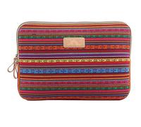 Laptop Sleeve 360° Protective Bohemian&Ethnic Case Cover with Two Lateral Pockets Zipper 6.5 Inch Sleeve Bag for Kindle Voyage/Kindle Paperwhite/Kindle Oasis,Red