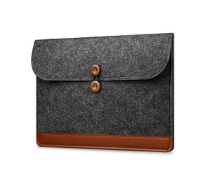 Laptop Sleeve, Abronda 13.3-Inch Felt Sleeve Case Protective Bag Compatible with MacBook Pro/Air/Retina 13"/iPad Pro/HP/Lenovo/Acer/Dell/Asus/Samsung Chromebook and More 13-13.3 Inch Laptops