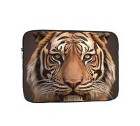 Laptop Sleeve Bag 10 Inch Waterproof Shock Resistant Notebook Carrying Case 3D Tiger Head Lightweight Computer Skin Bag