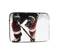 Laptop Sleeve Bag 10 Inch Waterproof Shock Resistant Notebook Carrying Case Ice Hockey Pattern Lightweight Computer Skin Bag