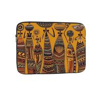 Laptop Sleeve Bag 12 Inch Waterproof Shock Resistant Notebook Carrying Case Creative African Culture Lightweight Computer Skin Bag