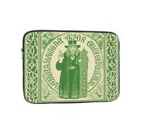 Laptop Sleeve Bag 12 Inch Waterproof Shock Resistant Notebook Carrying Case Irish Blessing St Patrick's Day Lightweight Computer Skin Bag