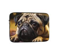 Laptop Sleeve Bag 13 Inch Waterproof Shock Resistant Notebook Carrying Case Cry Pug Lightweight Computer Skin Bag