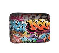 Laptop Sleeve Bag 15 Inch Waterproof Shock Resistant Notebook Carrying Case Lightweight Graffiti Hip Hop Computer Skin Bag