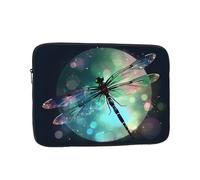 Laptop Sleeve Bag 17 Inch Waterproof Shock Resistant Notebook Carrying Case Galaxy Animal Dragonfly Lightweight Computer Skin Bag