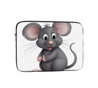 Laptop Sleeve Bag 17 Inch Waterproof Shock Resistant Notebook Carrying Case Grey Rat Lightweight Computer Skin Bag