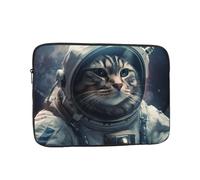 Laptop Sleeve Bag Durable Shockproof Protective Laptop Case Astronaut cat in Space Computer Carrying Cover Briefcase 13 inch