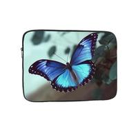 Laptop Sleeve Bag Durable Shockproof Protective Laptop Case Blue Butterfly Computer Carrying Cover Briefcase 10 inch