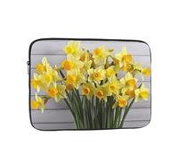 Laptop Sleeve Bag Durable Shockproof Protective Laptop Case Bouquet of Daffodils Computer Carrying Cover Briefcase 12 inch