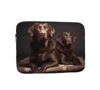 Laptop Sleeve Bag Durable Shockproof Protective Laptop Case Brown Labrador Retriever Computer Carrying Cover Briefcase 12 inch