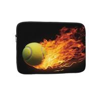Laptop Sleeve Bag Durable Shockproof Protective Laptop Case Burning Tennis Pictures Computer Carrying Cover Briefcase 10 inch