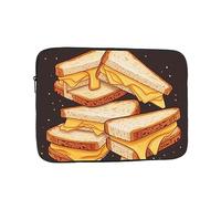 Laptop Sleeve Bag Durable Shockproof Protective Laptop Case Cheese Sandwiches Computer Carrying Cover Briefcase 10 inch
