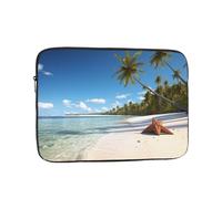Laptop Sleeve Bag Durable Shockproof Protective Laptop Case Coconut Palm Beach Computer Carrying Cover Briefcase 10 inch