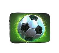 Laptop Sleeve Bag Durable Shockproof Protective Laptop Case Cool Soccer Ball Computer Carrying Cover Briefcase 10 inch