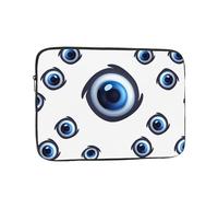 Laptop Sleeve Bag Durable Shockproof Protective Laptop Case Evil Eyes Computer Carrying Cover Briefcase 15 inch