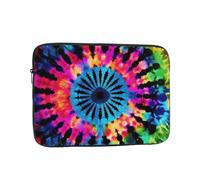 Laptop Sleeve Bag Durable Shockproof Protective Laptop Case Exotic Tribe Tie Dye Style Computer Carrying Cover Briefcase 10 inch