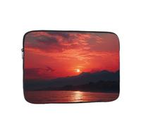 Laptop Sleeve Bag Durable Shockproof Protective Laptop Case Fiery red Sunset Computer Carrying Cover Briefcase 15 inch