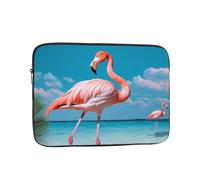 Laptop Sleeve Bag Durable Shockproof Protective Laptop Case Flamingo in Water Computer Carrying Cover Briefcase 17 inch