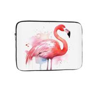 Laptop Sleeve Bag Durable Shockproof Protective Laptop Case Flamingo Watercolor Computer Carrying Cover Briefcase 15 inch