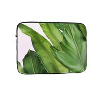Laptop Sleeve Bag Durable Shockproof Protective Laptop Case Fresh Banana Leaves Computer Carrying Cover Briefcase 10 inch