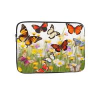 Laptop Sleeve Bag Durable Shockproof Protective Laptop Case Group of Butterflies Computer Carrying Cover Briefcase 13 inch