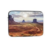 Laptop Sleeve Bag Durable Shockproof Protective Laptop Case Landscape of Monument Valley Computer Carrying Cover Briefcase 15 inch