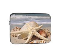 Laptop Sleeve Bag Durable Shockproof Protective Laptop Case Large Seashell Starfish Computer Carrying Cover Briefcase 10 inch