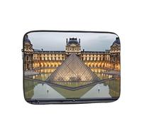 Laptop Sleeve Bag Durable Shockproof Protective Laptop Case Louvre Museum in Paris Computer Carrying Cover Briefcase 13 inch