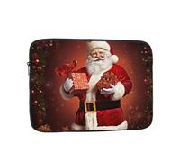 Laptop Sleeve Bag Durable Shockproof Protective Laptop Case Lovely Santa Claus Computer Carrying Cover Briefcase 17 inch