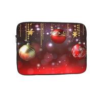 Laptop Sleeve Bag Durable Shockproof Protective Laptop Case Merry Christmas Ball Computer Carrying Cover Briefcase 12 inch