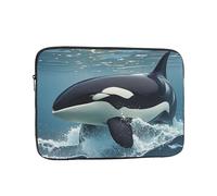Laptop Sleeve Bag Durable Shockproof Protective Laptop Case Orca Killer Whale Computer Carrying Cover Briefcase 13 inch