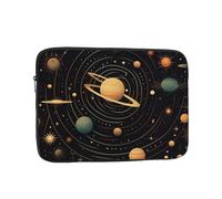 Laptop Sleeve Bag Durable Shockproof Protective Laptop Case Retro Astronomical Pattern Computer Carrying Cover Briefcase 10 inch