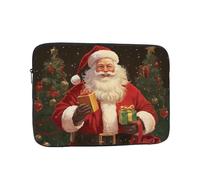 Laptop Sleeve Bag Durable Shockproof Protective Laptop Case Santa Claus Computer Carrying Cover Briefcase 12 inch