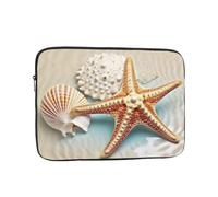 Laptop Sleeve Bag Durable Shockproof Protective Laptop Case Sea Shell Starfish Computer Carrying Cover Briefcase 15 inch
