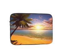 Laptop Sleeve Bag Durable Shockproof Protective Laptop Case Sunset Palm Computer Carrying Cover Briefcase 12 inch