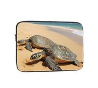 Laptop Sleeve Bag Durable Shockproof Protective Laptop Case Turtles on The Beach Computer Carrying Cover Briefcase 12 inch