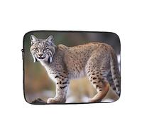 Laptop Sleeve Bag Durable Shockproof Protective Laptop Case Wild Bobcat Computer Carrying Cover Briefcase 17 inch