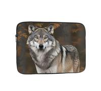 Laptop Sleeve Bag Durable Shockproof Protective Laptop Case Wild Wild Gray Wolf Computer Carrying Cover Briefcase 15 inch