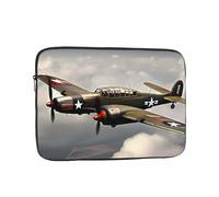 Laptop Sleeve Bag Durable Shockproof Protective Laptop Case World War Aircraft Airplane Computer Carrying Cover Briefcase 13 inch