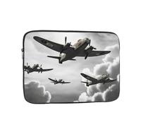 Laptop Sleeve Bag Durable Shockproof Protective Laptop Case World War Computer Carrying Cover Briefcase 15 inch