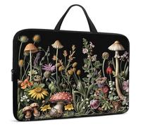 Laptop Sleeve Bag with Handle Computer Protective Cover Soft Carrying Case for Kids Women Man,Mushroom in Weed
