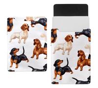 Laptop Sleeve Carry Case Protective Bag 14 inch, Waterproof Slim Computer Cover Bag for Tablet Notebook - Cute Wiener Dachshund Dogs