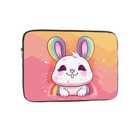 Laptop Sleeve Case 10 inch, Shockproof Protective Laptop Cover Chubby Rabbit Briefcase Portable Carrying Computer Bag