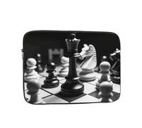 Laptop Sleeve Case 12 inch Shockproof Computer Carrying Bag black and white chess Laptop Bag Slim Protective Case