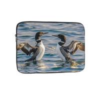 Laptop Sleeve Case 12 inch Shockproof Computer Carrying Bag Loon Birds Laptop Bag Slim Protective Case